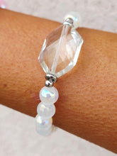 Load image into Gallery viewer, White Selenite w/Crystal Center Exclusive - TJazelle &amp; Marie's