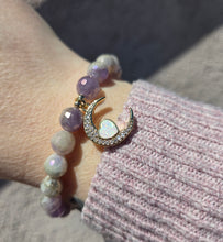Load image into Gallery viewer, Mystic Light Amethyst Opal Moon- Elena Michele