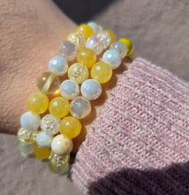 Load image into Gallery viewer, Yellow Mixed Stone Beaded Bracelet - Elena Michele