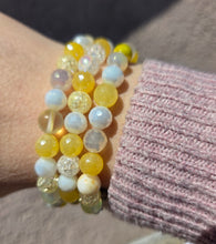 Load image into Gallery viewer, Yellow Mixed Stone Beaded Bracelet - Elena Michele