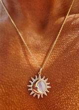 Load image into Gallery viewer, Sun and Moon Mother of Pearl Necklace