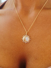 Load image into Gallery viewer, Sun and Moon Mother of Pearl Necklace