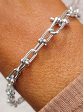 Load image into Gallery viewer, 7.25" U Link Bracelet - Sterling Silver