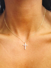 Load image into Gallery viewer, Everyday CZ Cross Necklace