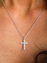 Load image into Gallery viewer, Everyday CZ Cross Necklace