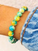 Load image into Gallery viewer, Green Yellow Jade Stacker - TJazelle