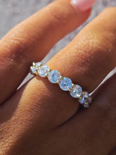 Load image into Gallery viewer, Clear Infinity Band - Gold Plated Sterling Silver
