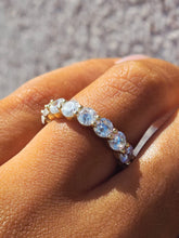 Load image into Gallery viewer, Clear Infinity Band - Gold Plated Sterling Silver