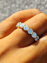 Load image into Gallery viewer, Clear Infinity Band - Gold Plated Sterling Silver