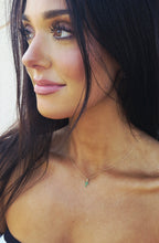 Load image into Gallery viewer, Emerald Cross Pendant &amp; Necklace - 14K Gold