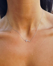 Load image into Gallery viewer, Diamond Cross Necklace