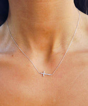 Load image into Gallery viewer, Diamond Cross Necklace