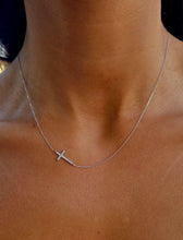Load image into Gallery viewer, Diamond Cross Necklace