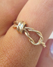 Load image into Gallery viewer, Knot Rope Ring - 14K Yellow Gold