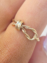Load image into Gallery viewer, Knot Rope Ring - 14K Yellow Gold