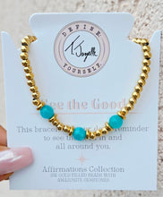 Load image into Gallery viewer, "See the Good" Blue Quartz Bracelet - TJazelle Affirmations Collection