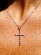 Load image into Gallery viewer, Diamond Cross .38 Carats - 14K White Gold