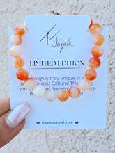 Load image into Gallery viewer, Orange Calcite Stacker Bracelet - TJazelle Limited Edition Style