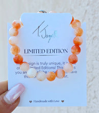 Load image into Gallery viewer, Orange Calcite Stacker Bracelet - TJazelle Limited Edition Style