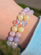 Load image into Gallery viewer, AB &amp; Crackle On Selenite Beaded Bracelet - Elena Michele