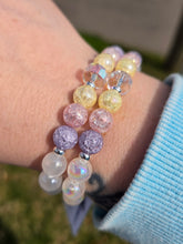 Load image into Gallery viewer, AB &amp; Crackle On Selenite Beaded Bracelet - Elena Michele