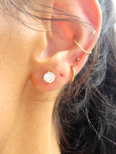 Load image into Gallery viewer, Gold Plated Sterling CZ Studs
