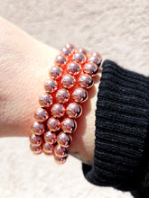 Load image into Gallery viewer, Rose Gold Hematite Stacker Bracelet - TJazelle Limited Edition Style
