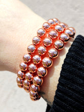 Load image into Gallery viewer, Rose Gold Hematite Stacker Bracelet - TJazelle Limited Edition Style