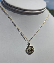 Load image into Gallery viewer, Evil Eye Petite Necklace - GP Sterling Silver