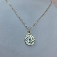 Load image into Gallery viewer, Evil Eye Petite Necklace - GP Sterling Silver