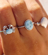 Load image into Gallery viewer, Shell Ring  - Sterling Silver