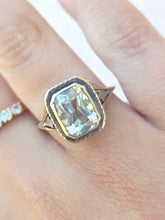 Load image into Gallery viewer, Lemon Quartz Gold Ring - 14K Yellow Gold - Estate