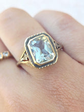 Load image into Gallery viewer, Lemon Quartz Gold Ring - 14K Yellow Gold - Estate