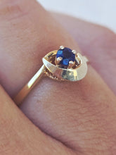 Load image into Gallery viewer, Sapphire Ring - 14K Yellow Gold - Estate Piece