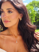 Load image into Gallery viewer, Yellow Diamond Necklace - 14k White Gold