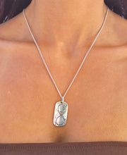 Load image into Gallery viewer, Infinity Love Tag Necklace - Sterling Silver