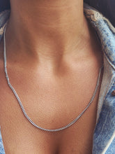 Load image into Gallery viewer, 2.8mm Miami Cuban Chain - Rhodium Plated Sterling Silver