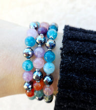 Load image into Gallery viewer, Blue Morganite &amp; Terahertz Bracelet - TJazelle &amp; Marie's Limited Edition Style