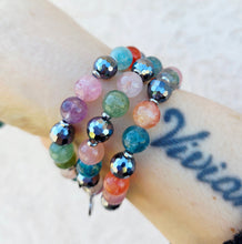 Load image into Gallery viewer, Blue Morganite &amp; Terahertz Bracelet - TJazelle &amp; Marie's Limited Edition Style
