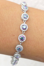 Load image into Gallery viewer, Mystic Topaz &amp; CZ Bracelet - Sterling Silver