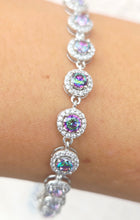 Load image into Gallery viewer, Mystic Topaz &amp; CZ Bracelet - Sterling Silver