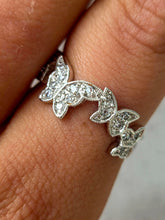 Load image into Gallery viewer, Four Butterflies Ring - Sterling Silver