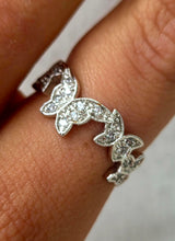 Load image into Gallery viewer, Four Butterflies Ring - Sterling Silver