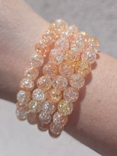 Load image into Gallery viewer, Peach Crackle Quartz Beaded Bracelet - Elena Michele