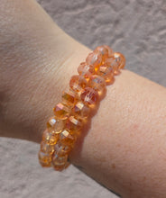 Load image into Gallery viewer, Matte Peach Beaded Bracelet - Elena Michele