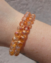 Load image into Gallery viewer, Matte Peach Beaded Bracelet - Elena Michele