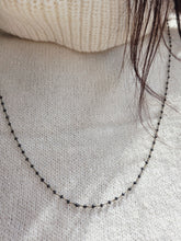Load image into Gallery viewer, Black Diamond Necklace- 18k Gold