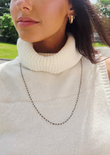 Load image into Gallery viewer, Black Diamond Necklace- 18k Gold