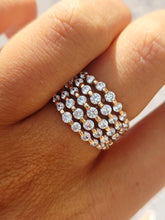 Load image into Gallery viewer, Fancy CZ Cocktail Ring - 14K Rose Gold - Estate