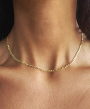 Load image into Gallery viewer, 16" Cuban Gold Chain - 14K Yellow Gold